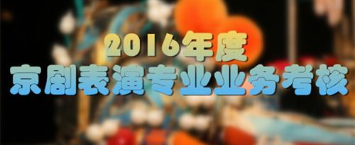 男生桶女生的网站国家京剧院2016年度京剧表演专业业务考...